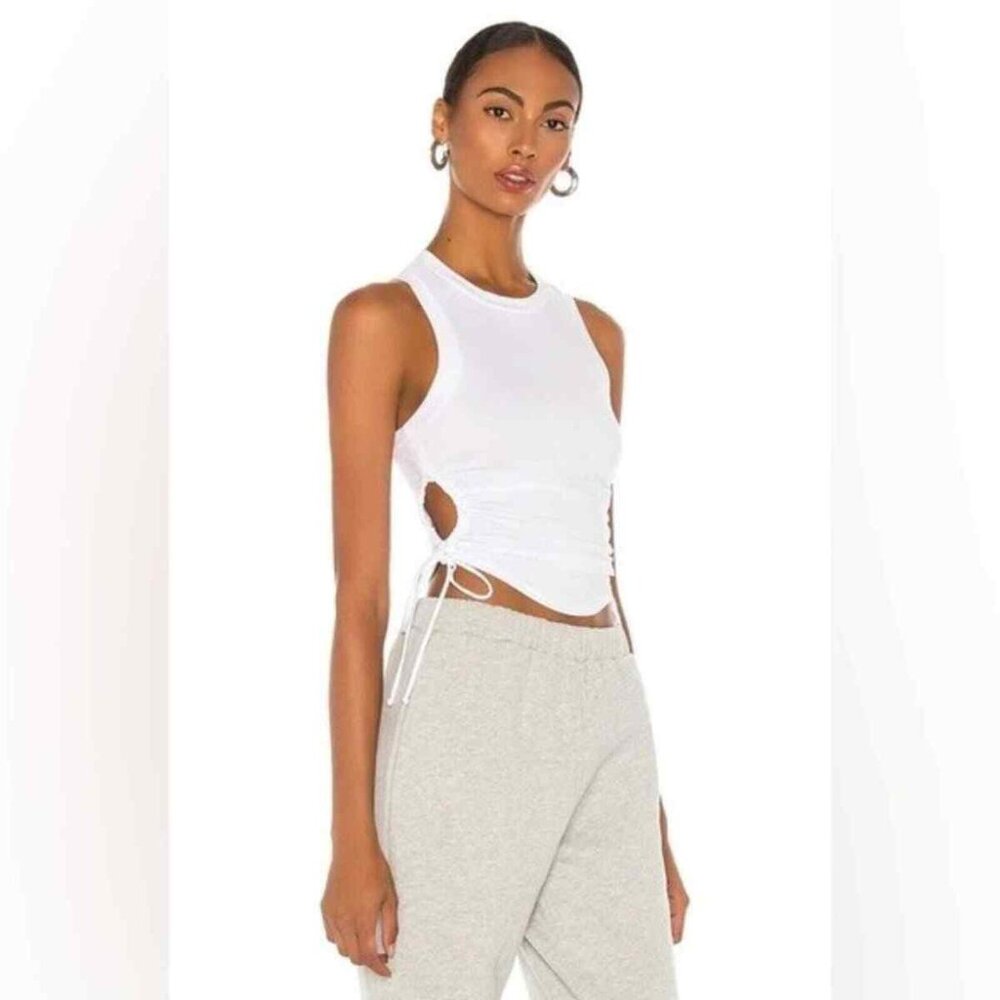 h:ours tie cutout tank XS NEW Revolve sold out